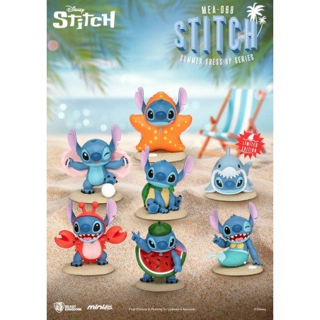 Lilo & Stitch Mini Egg Attack Figures 10 cm Stitch summer dress up Series Assortment (6) | 4711385241464