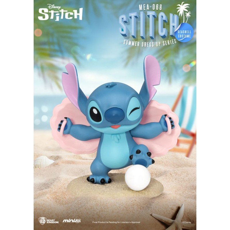 Lilo & Stitch Mini Egg Attack Figures 10 cm Stitch summer dress up Series Assortment (6) | 4711385241464