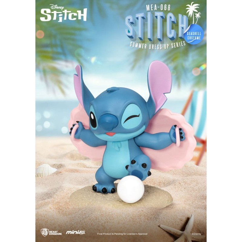 Lilo & Stitch Mini Egg Attack Figures 10 cm Stitch summer dress up Series Assortment (6) | 4711385241464