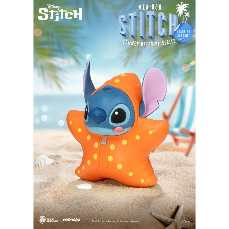 Lilo & Stitch Mini Egg Attack Figures 10 cm Stitch summer dress up Series Assortment (6) | 4711385241464