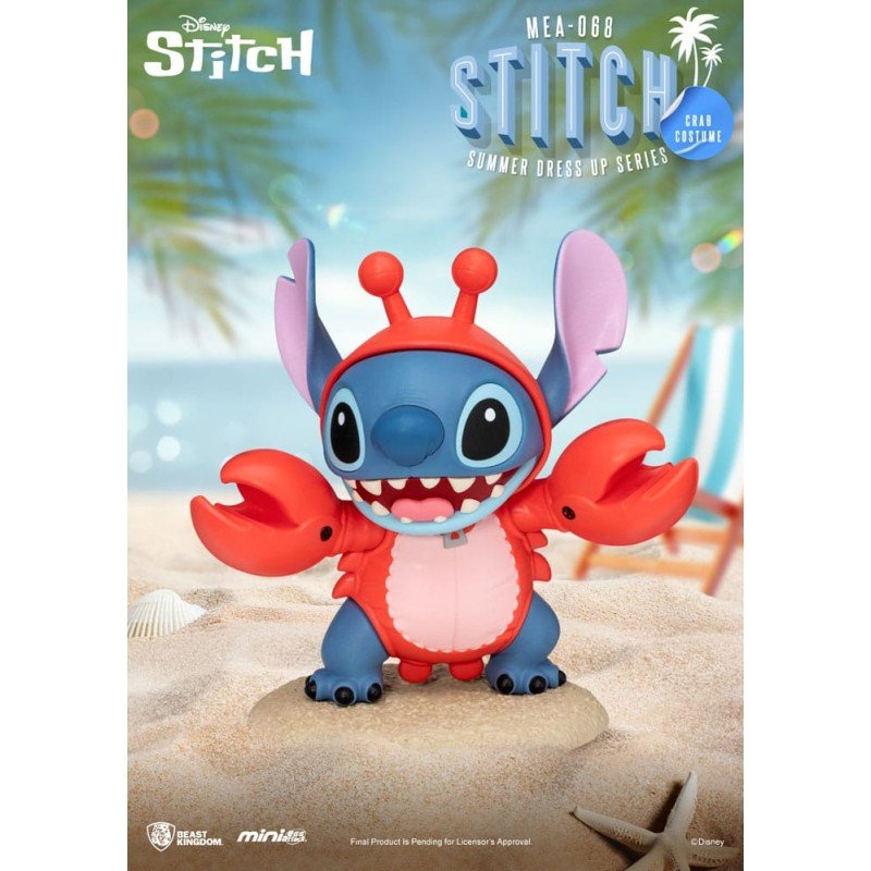 Lilo & Stitch Mini Egg Attack Figures 10 cm Stitch summer dress up Series Assortment (6) | 4711385241464