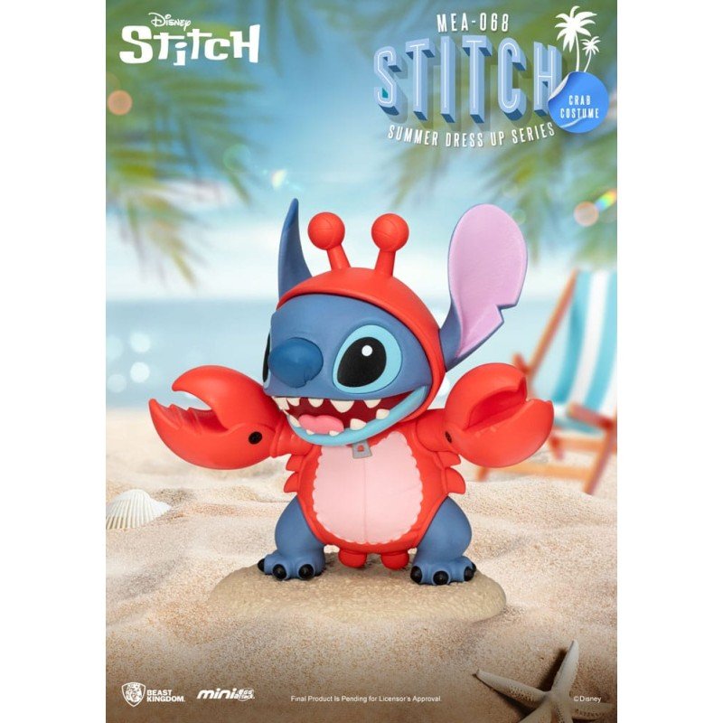 Lilo & Stitch Mini Egg Attack Figures 10 cm Stitch summer dress up Series Assortment (6) | 4711385241464