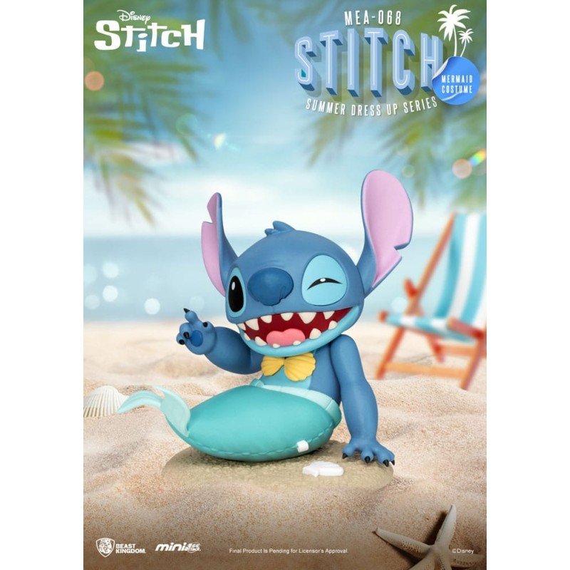 Lilo & Stitch Mini Egg Attack Figures 10 cm Stitch summer dress up Series Assortment (6) | 4711385241464