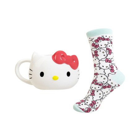 Sanrio mug 3D et chaussettes Set Hello Kitty | 5056563705253