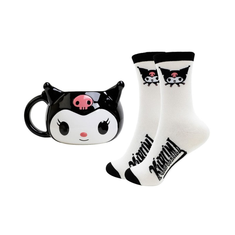 Sanrio mug 3D et chaussettes Set Kuromi | 5056563705260