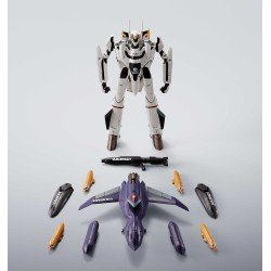 Macross 7 Hi-Metal R Action Figure VF-0S Phoenix (Roy Focker Use) & QF-2200D-B Ghost Set 14 cm | 4573102692573