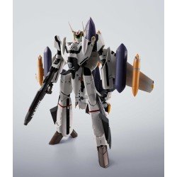Macross 7 Hi-Metal R Action Figure VF-0S Phoenix (Roy Focker Use) & QF-2200D-B Ghost Set 14 cm | 4573102692573