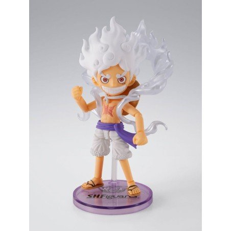 One Piece World Collactable Figures x S.H. Figuarts Action Figure Monkey D. Luffy Gear 5 8 cm | 4573102692962