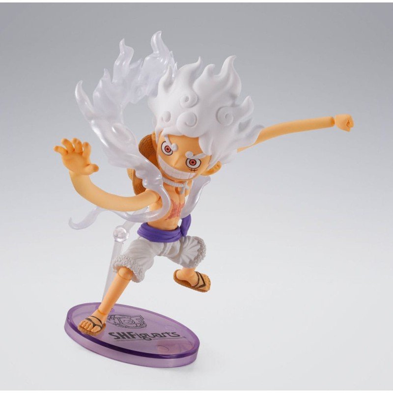 One Piece World Collactable Figures x S.H. Figuarts Action Figure Monkey D. Luffy Gear 5 8 cm | 4573102692962