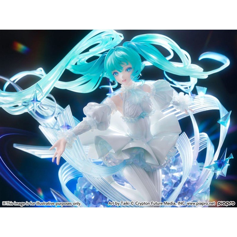 Hatsune Miku statuette PVC 1/7 Hatsune Miku - Crystal Dress Ver. 22 cm | 4580787174133