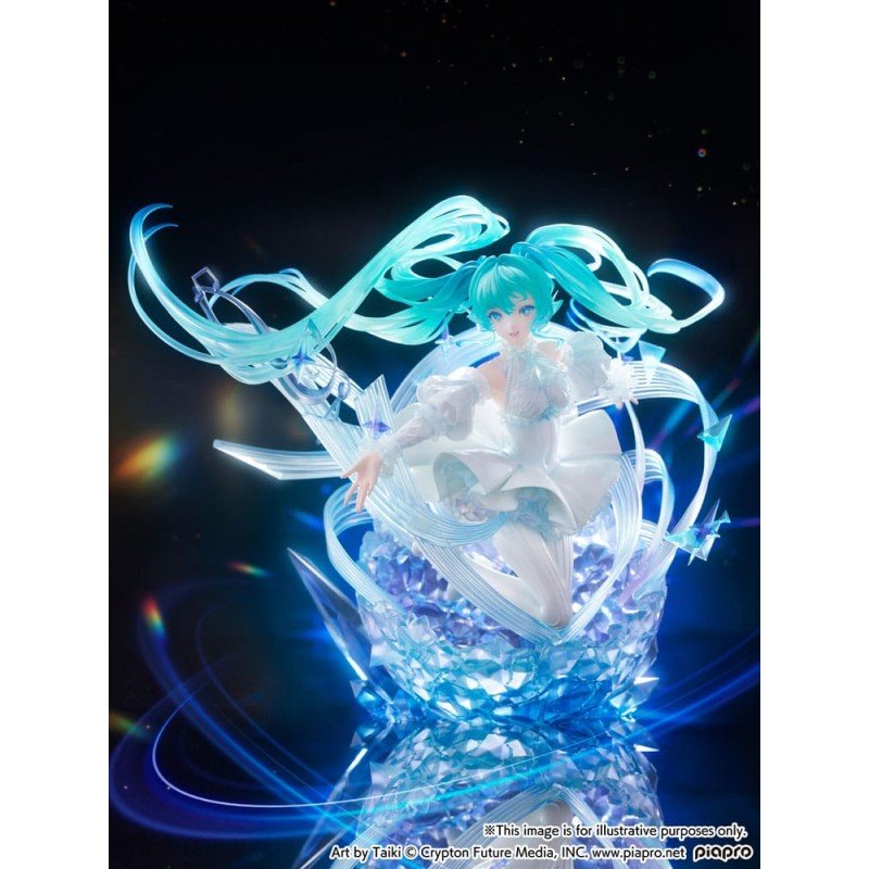 Hatsune Miku statuette PVC 1/7 Hatsune Miku - Crystal Dress Ver. 22 cm | 4580787174133
