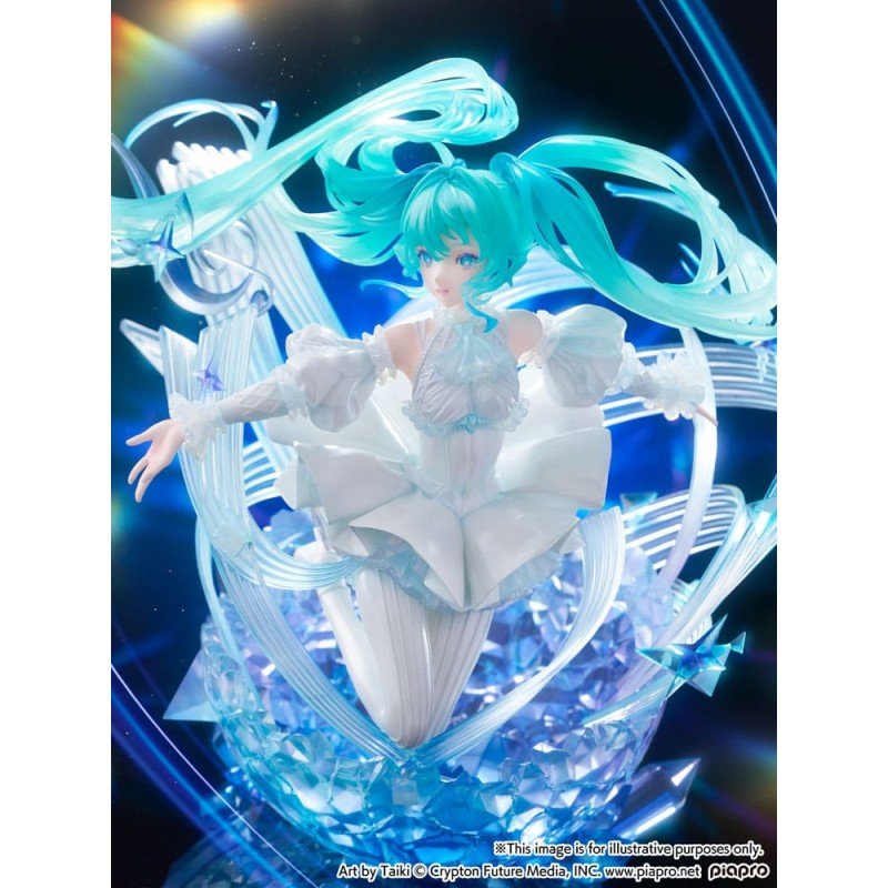 Hatsune Miku statuette PVC 1/7 Hatsune Miku - Crystal Dress Ver. 22 cm | 4580787174133