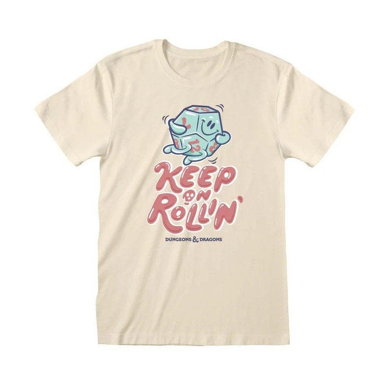 Dungeons & Dragons T-Shirt Keep On Rolling (M) | 5056811549325