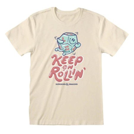 Dungeons & Dragons T-Shirt Keep On Rolling (S) | 5056811549318