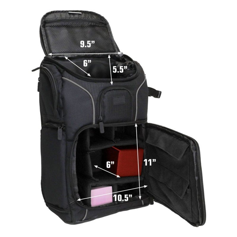 USA Gear MTG Backpack Black | 0637836619580