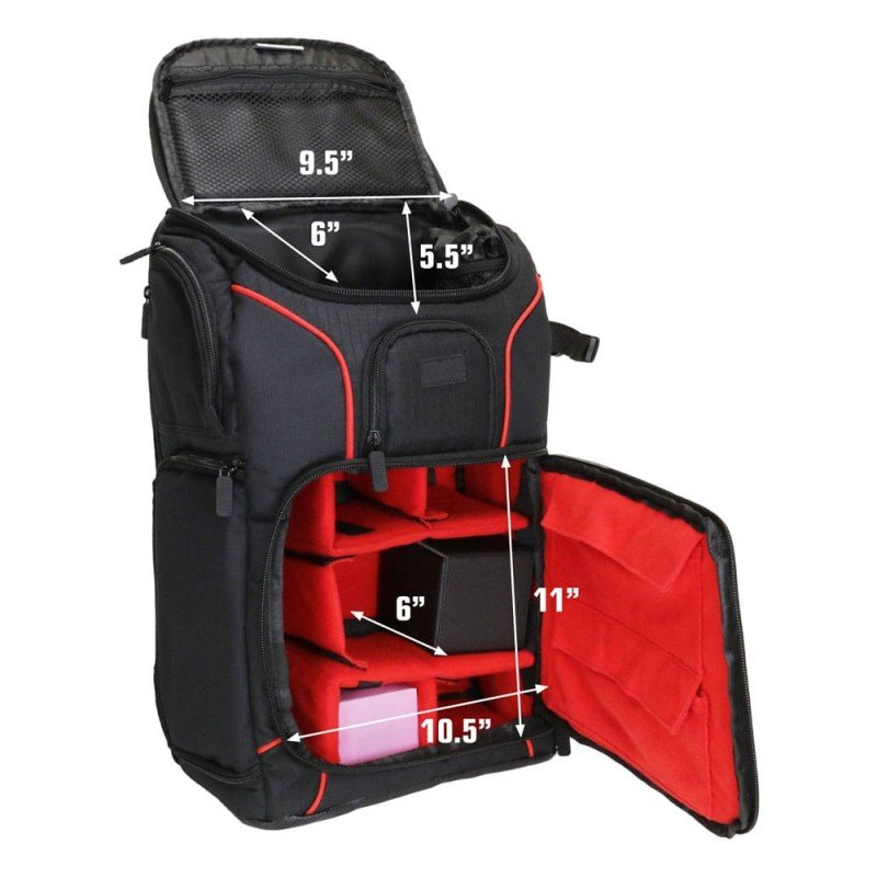 USA Gear MTG Backpack Red | 0637836619627