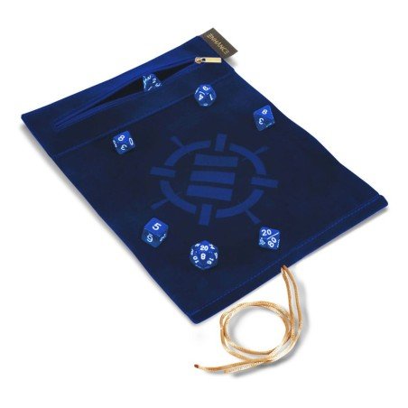 Enhance Tabletop Roll on a Scroll Bag with Dice Blue | 0637836627301