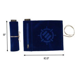 Enhance Tabletop Roll on a Scroll Sac avec dés Bleu | 0637836627301