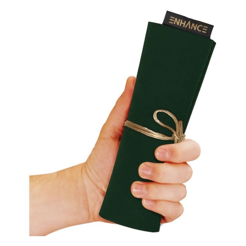 Enhance Tabletop Roll on a Scroll Sac avec dés Vert | 0637836627332