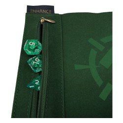 Enhance Tabletop Roll on a Scroll Sac avec dés Vert | 0637836627332