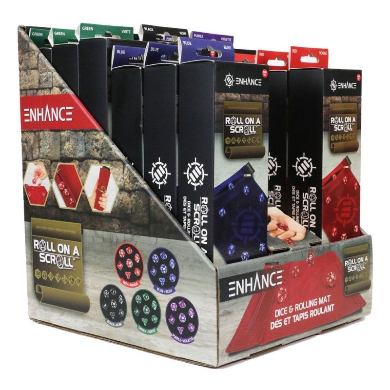 Enhance Tabletop assortiment Roll on a Scroll Sac avec dés (15) | 0637836627097