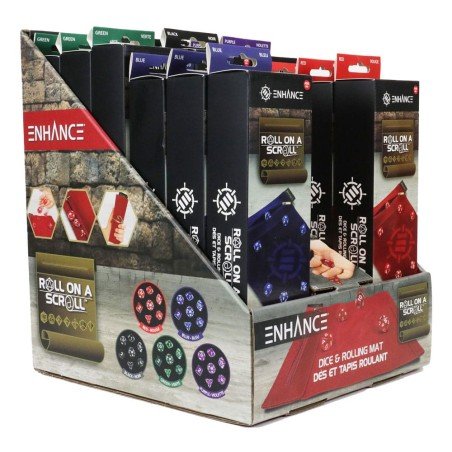 Enhance Tabletop assortiment Roll on a Scroll Sac avec dés (15) | 0637836627097