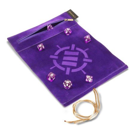 Enhance Tabletop Roll on a Scroll Sac avec dés Pourpre | 0637836627325
