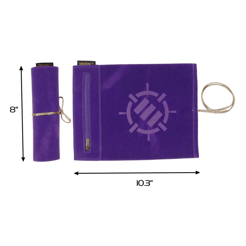 Enhance Tabletop Roll on a Scroll Bag with Dice Purple | 0637836627325