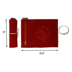 Enhance Tabletop Roll on a Scroll Sac avec dés Rouge | 0637836627295