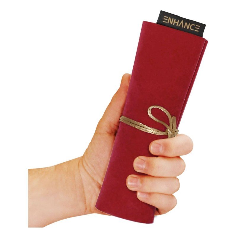 Enhance Tabletop Roll on a Scroll Sac avec dés Rouge | 0637836627295