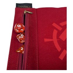 Enhance Tabletop Roll on a Scroll Sac avec dés Rouge | 0637836627295