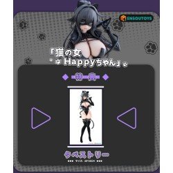 K Pring Original Character statuette 1/6 Cat Woman Happy-chan 27 cm | 6978804450007