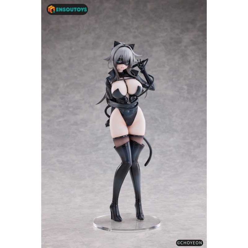 K Pring Original Character statuette 1/6 Cat Woman Happy-chan Different Color Edition 27 cm | 6978804450014