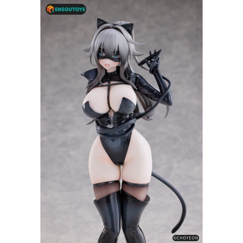 K Pring Original Character statuette 1/6 Cat Woman Happy-chan Different Color Edition 27 cm | 6978804450014