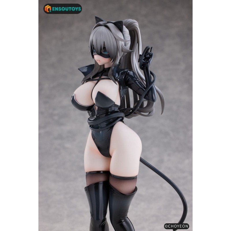 K Pring Original Character statuette 1/6 Cat Woman Happy-chan Different Color Edition 27 cm | 6978804450014