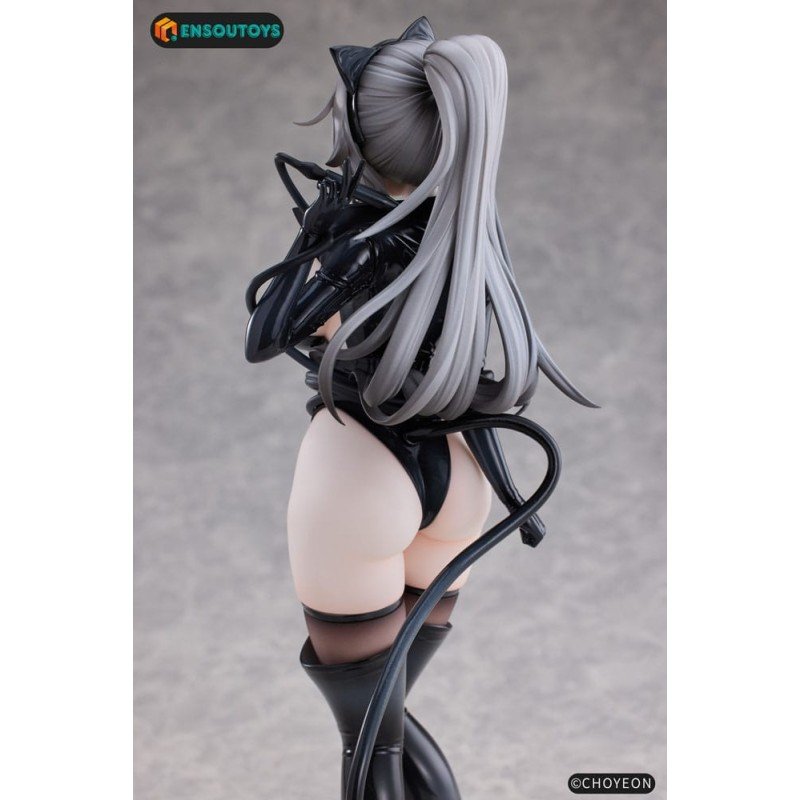 K Pring Original Character statuette 1/6 Cat Woman Happy-chan Different Color Edition 27 cm | 6978804450014