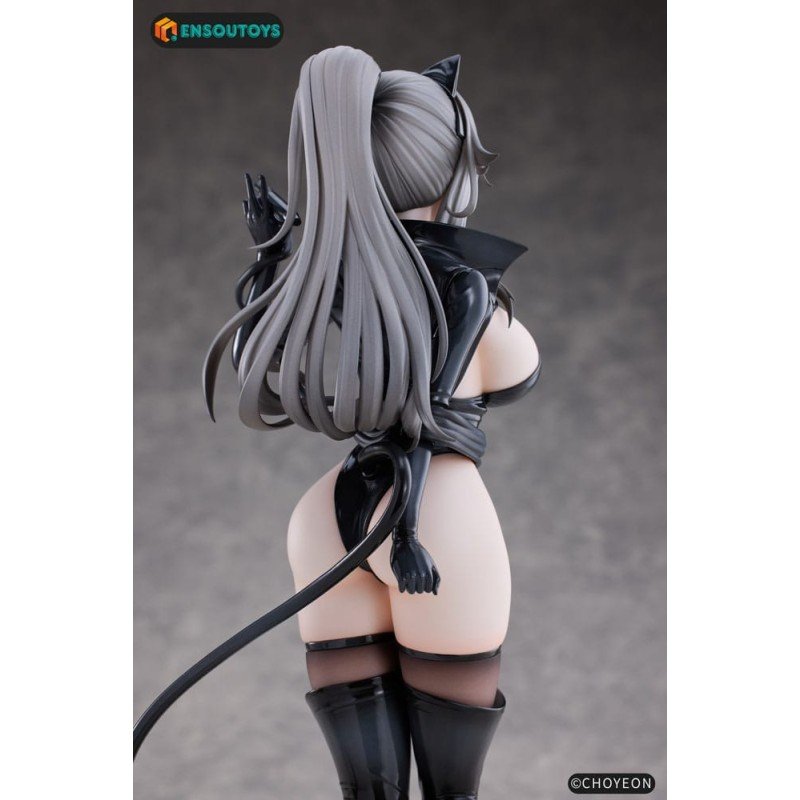 K Pring Original Character statuette 1/6 Cat Woman Happy-chan Different Color Edition 27 cm | 6978804450014
