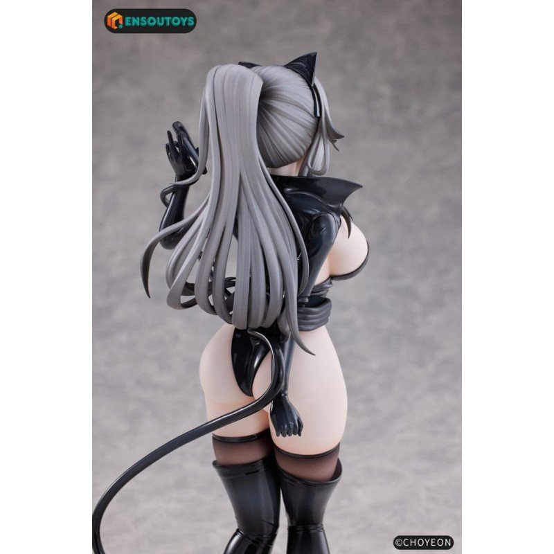 K Pring Original Character statuette 1/6 Cat Woman Happy-chan Different Color Edition 27 cm | 6978804450014