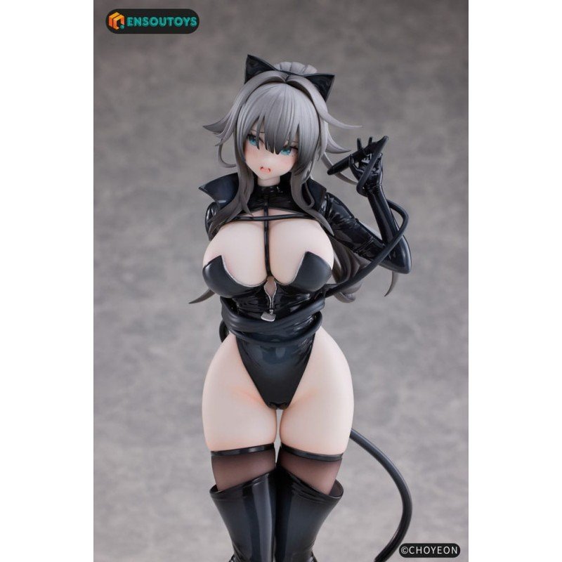 K Pring Original Character statuette 1/6 Cat Woman Happy-chan Different Color Edition 27 cm | 6978804450014