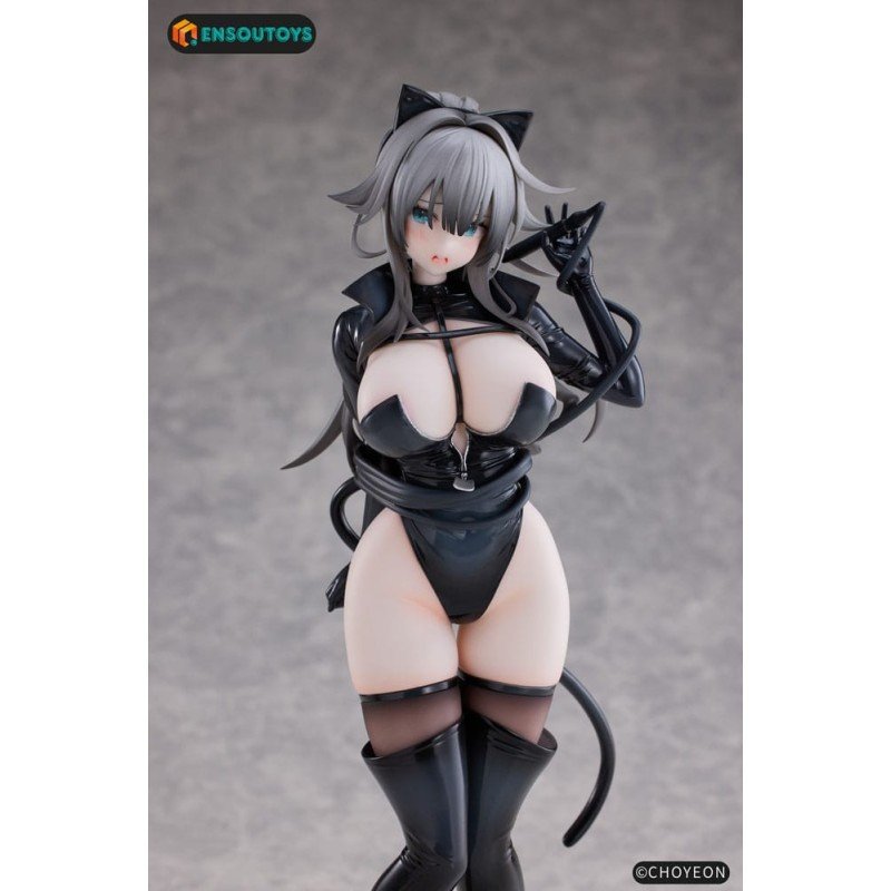 K Pring Original Character statuette 1/6 Cat Woman Happy-chan Different Color Edition 27 cm | 6978804450014