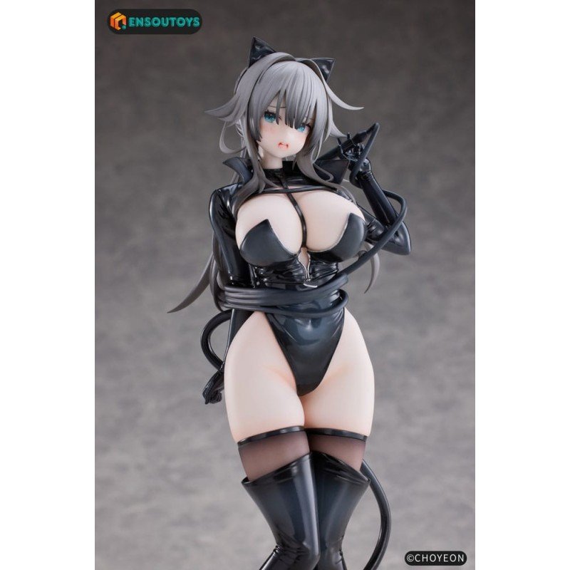 K Pring Original Character statuette 1/6 Cat Woman Happy-chan Different Color Edition 27 cm | 6978804450014