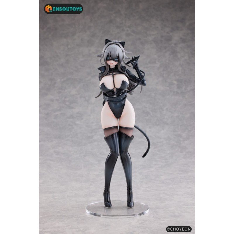 K Pring Original Character statuette 1/6 Cat Woman Happy-chan Different Color Edition 27 cm | 6978804450014