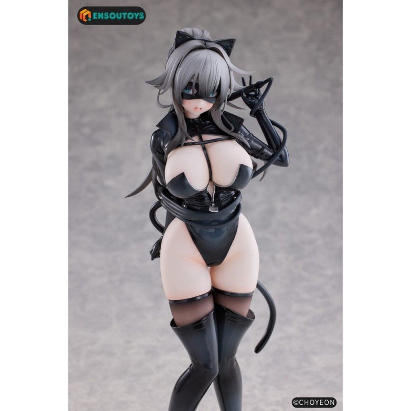 K Pring Original Character statuette 1/6 Cat Woman Happy-chan Different Color Edition 27 cm | 6978804450014
