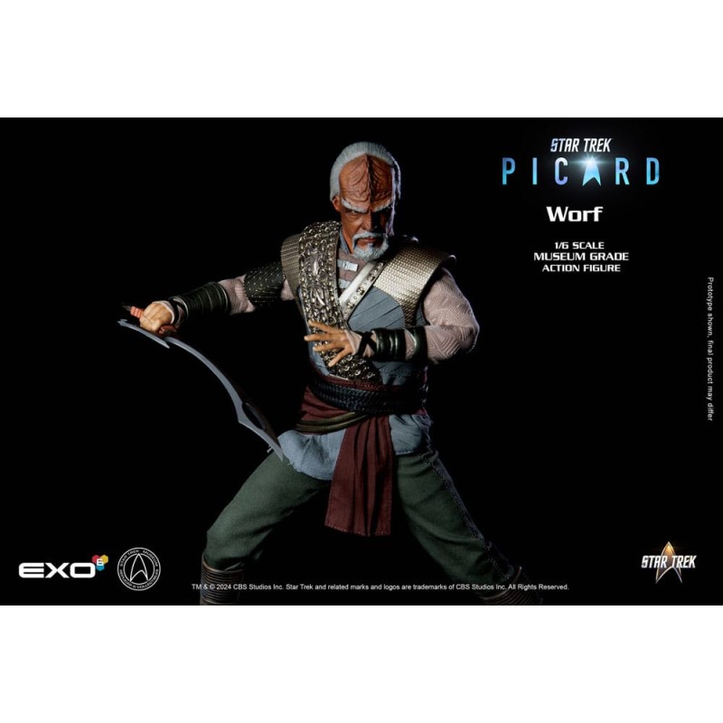 Star Trek: Picard figurine 1/6 Worf 30 cm | 0787480715944