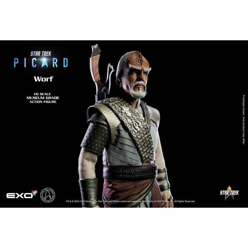 Star Trek: Picard figurine 1/6 Worf 30 cm | 0787480715944