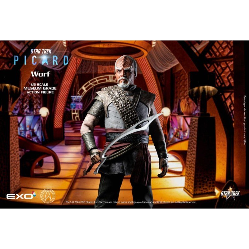 Star Trek: Picard figurine 1/6 Worf 30 cm | 0787480715944