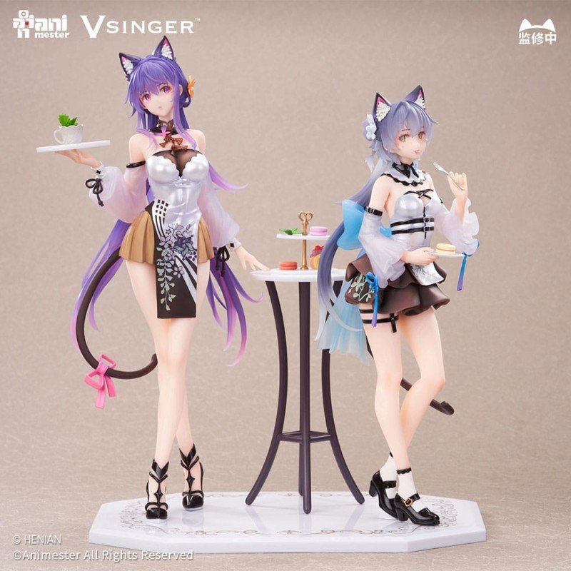 VSinger Luo Tianyi & Mo Qingxian pack 2 statuetten 1/7 Luo Tianyi & Mo Qingxian Tea Time Melody Ver. | 6976881810356