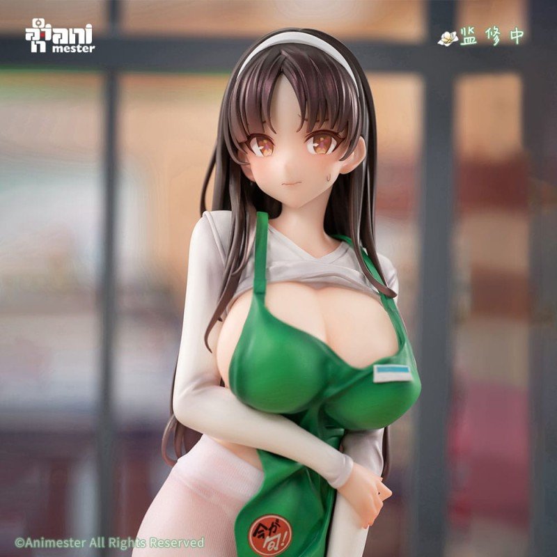 Original Character statuette 1/6 First Business! Mari Hanamiya the Gentle Shop Assistant illustration by POPQN 28 cm | 6976881810363