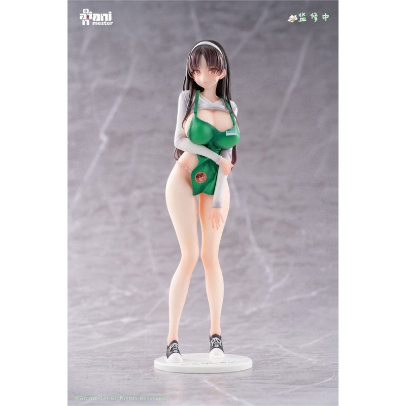 Original Character statuette 1/6 First Business! Mari Hanamiya the Gentle Shop Assistant illustration by POPQN 28 cm | 6976881810363