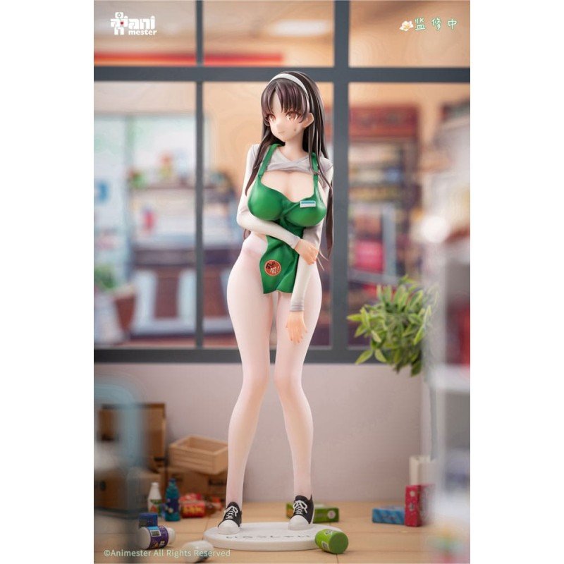 Original Character statuette 1/6 First Business! Mari Hanamiya the Gentle Shop Assistant illustration by POPQN 28 cm | 6976881810363